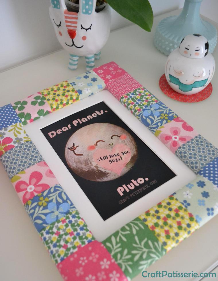 free printable digital art by craftpatisserie. Cute Pluto illustration.